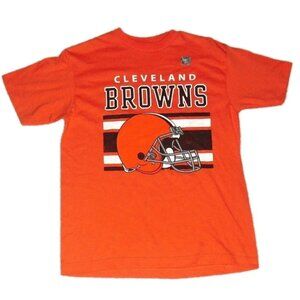 Cleveland Browns Kids Youth Orange T Shirt sz. Large Nfl New